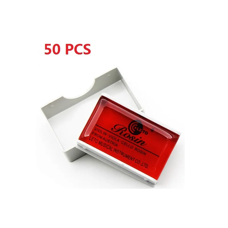 

Wholesale 50Pcs/ Lot LETO Mini Bow Rosin Violin Bow Resin 603 High Quantity Violin Viola Cello Bowed String Violin Accessories