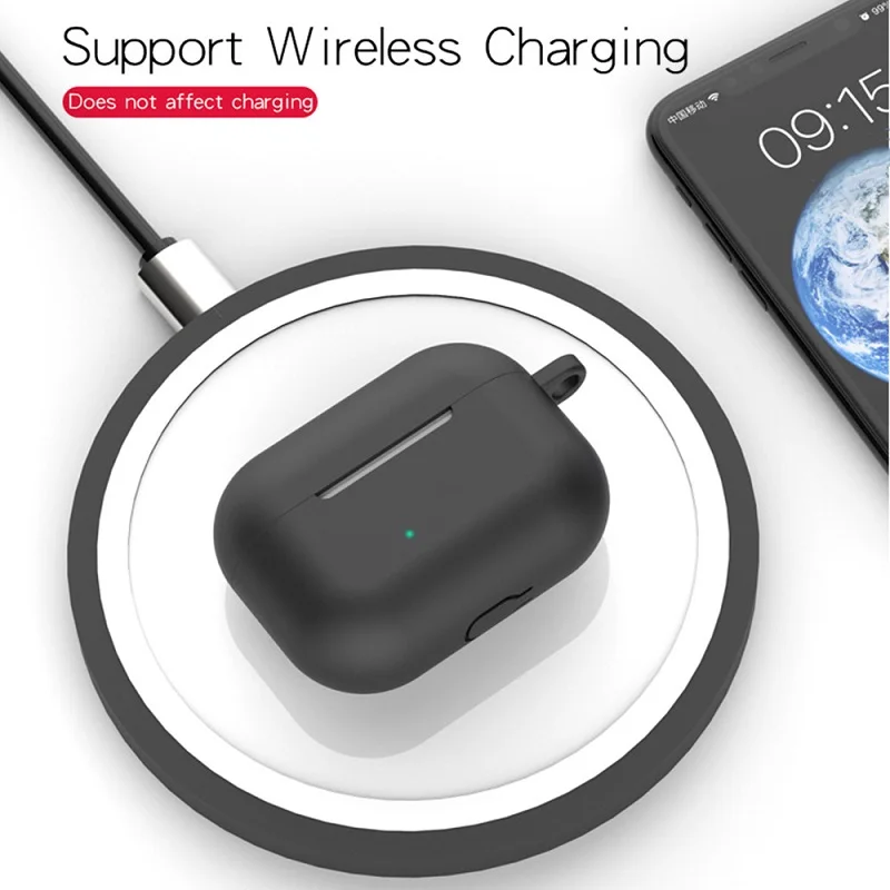 Силиконовый чехол для наушников Airpods Pro защитные аксессуары |