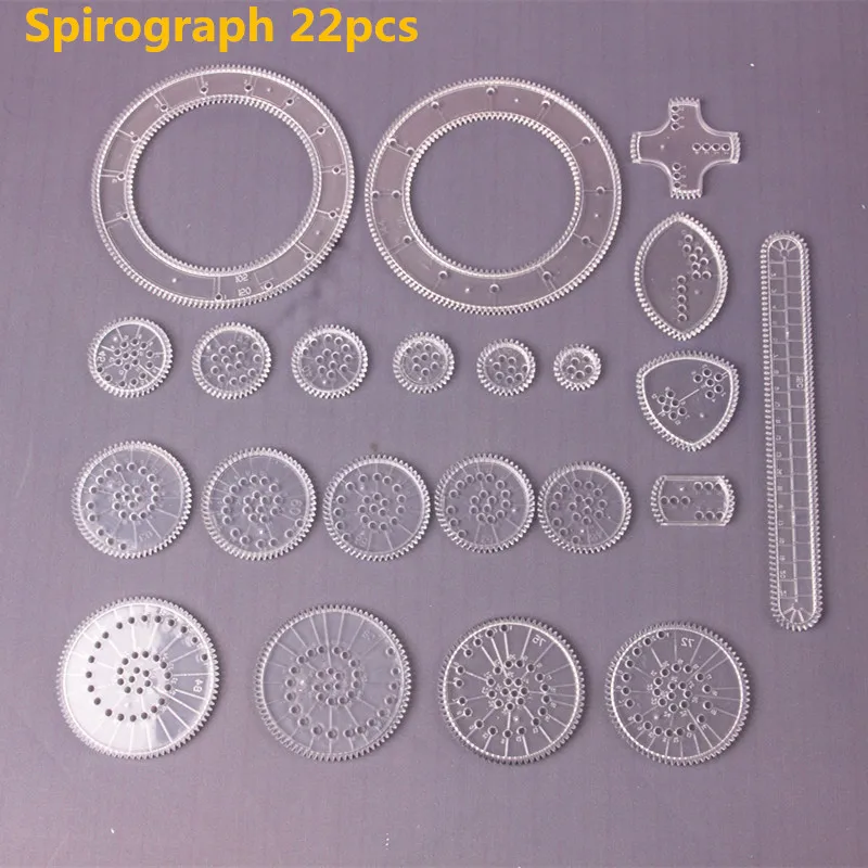 

Волшебный костюм Spirograph, набор игрушек для рисования, сцепляющиеся шестерни и колеса, аксессуары для рисования, креативная развивающая игрушка для детей