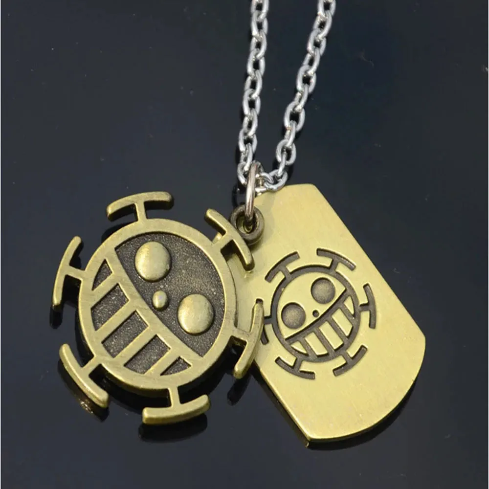 

Цельный брелок в стиле аниме, с надписью соломенная шляпа Луффи, с логотипом собаки, подвеска, ожерелье для мужчин, Ювелирное Украшение, игрушки для косплея, детский очаровательный подарок