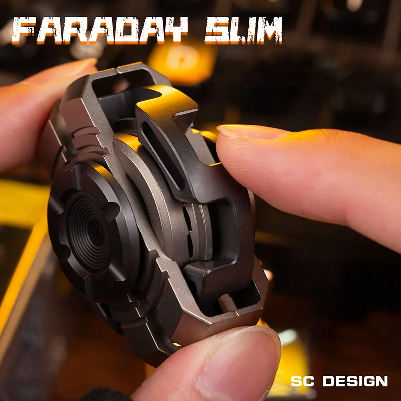 WANWU EDC Slim Ratchet Structure Fidget Spinner Gyro Metal Toy Anti Stress Gift Handspinner Metal Fidget Slider enlarge