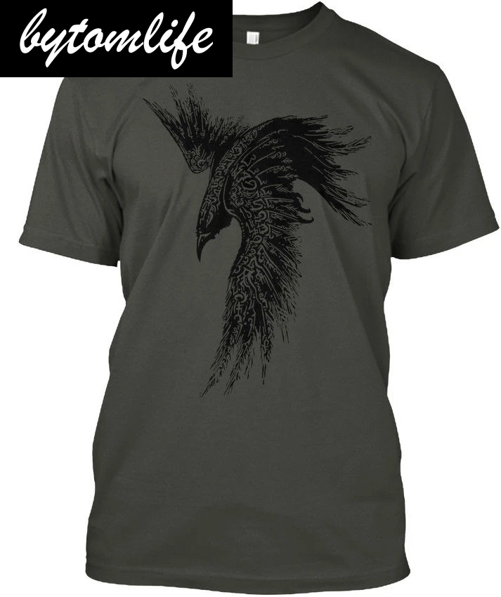 

Trendy for I Am The Raven ~ Child of Odin Cotton Men Classical 2019 Hip Hop T Shirt Streetwear Clothing Personalized Shirts