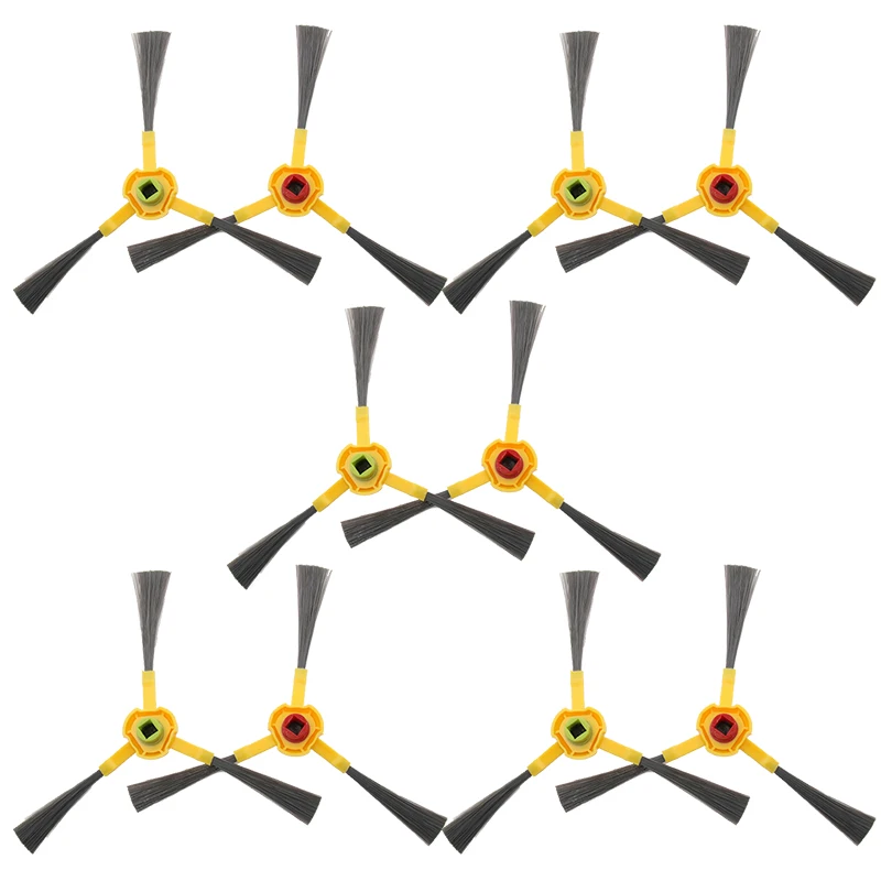 

Набор боковых щеток для робота-пылесоса Ecovacs DT85, запасные части, 10 пар, 5 л + 5 р