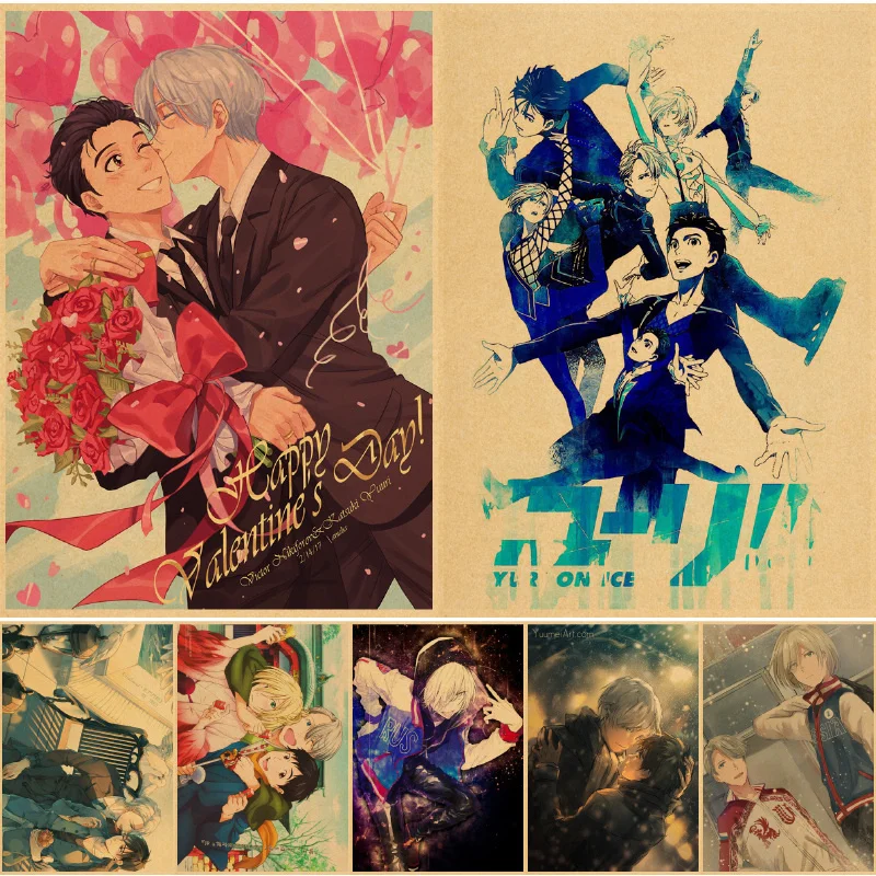

Yuri on Ice Wall posters plakaty cuadros bilder bedroom house art print plakaty affiche murale Wall posters