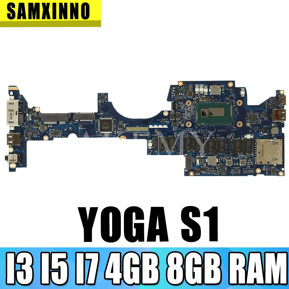

LA-A341P материнская плата для ноутбука Lenovo Thinkpad YOGA S1 Материнская Плата ЦП I3 I5 I7 4-го поколения ЦП 4 ГБ 8 ГБ ОЗУ
