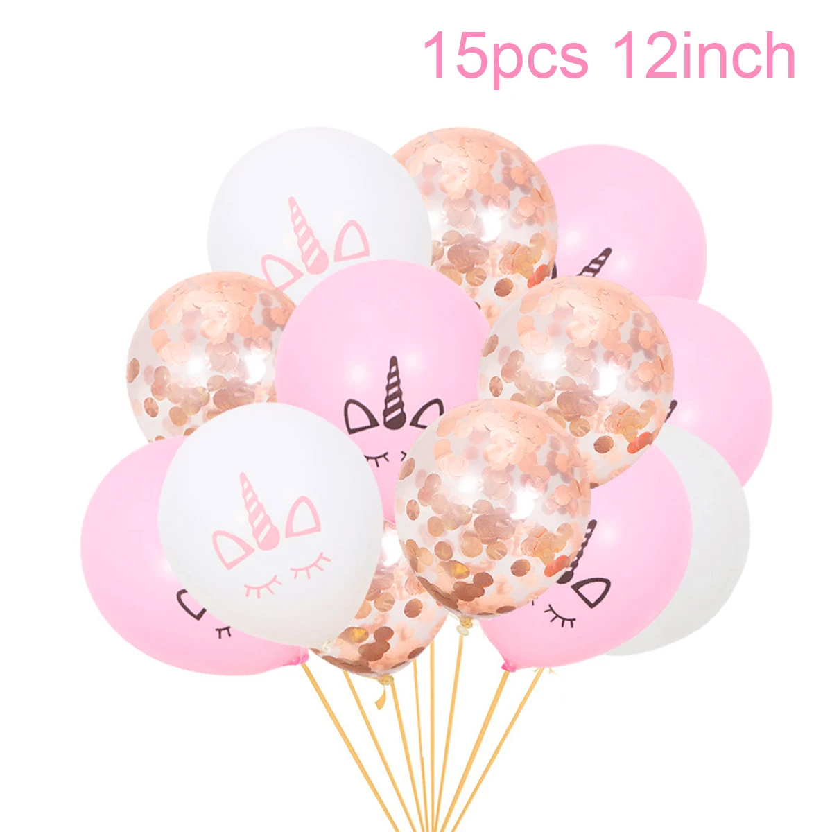 Новый Единорог украшения для дня рождения милый белый фотографический флаг