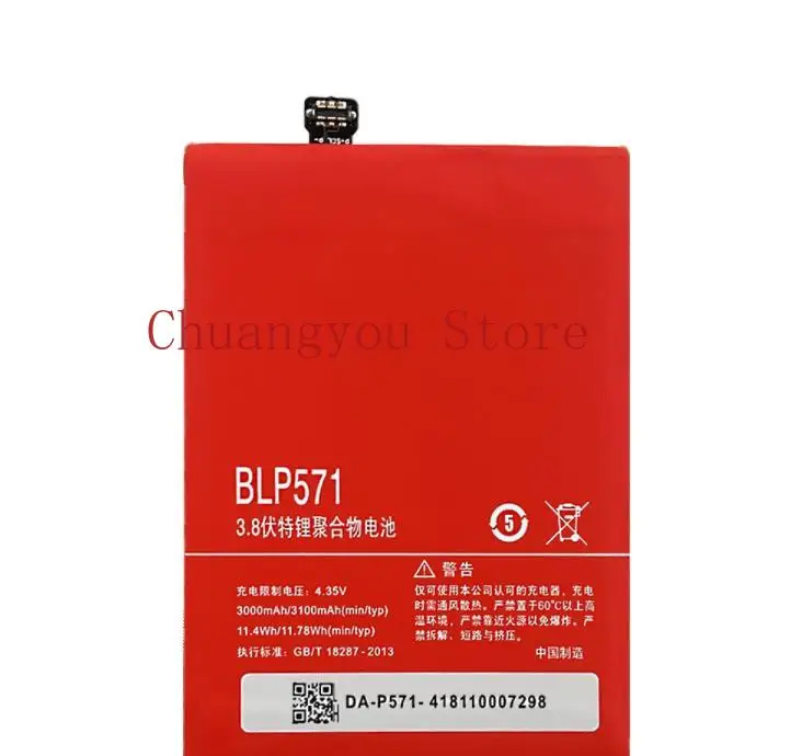 

for Oppo OnePlus One/One Plus One/1 A10001 R2001 Mobile Phone Blp571 Built-in Battery