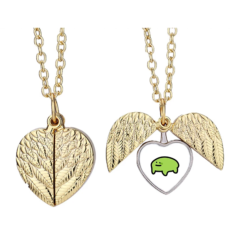 

Ferg Hnf Heart Active Angel Wing Necklace Beautiful Pendant Fashion Jewelry