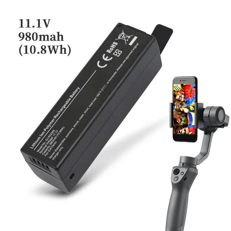 Новинка 2023 г., сменный аккумулятор HB01 для DJI OSMO Mobile DJI OSMO, ручной карданный подвес, 4K, Фотокамера
