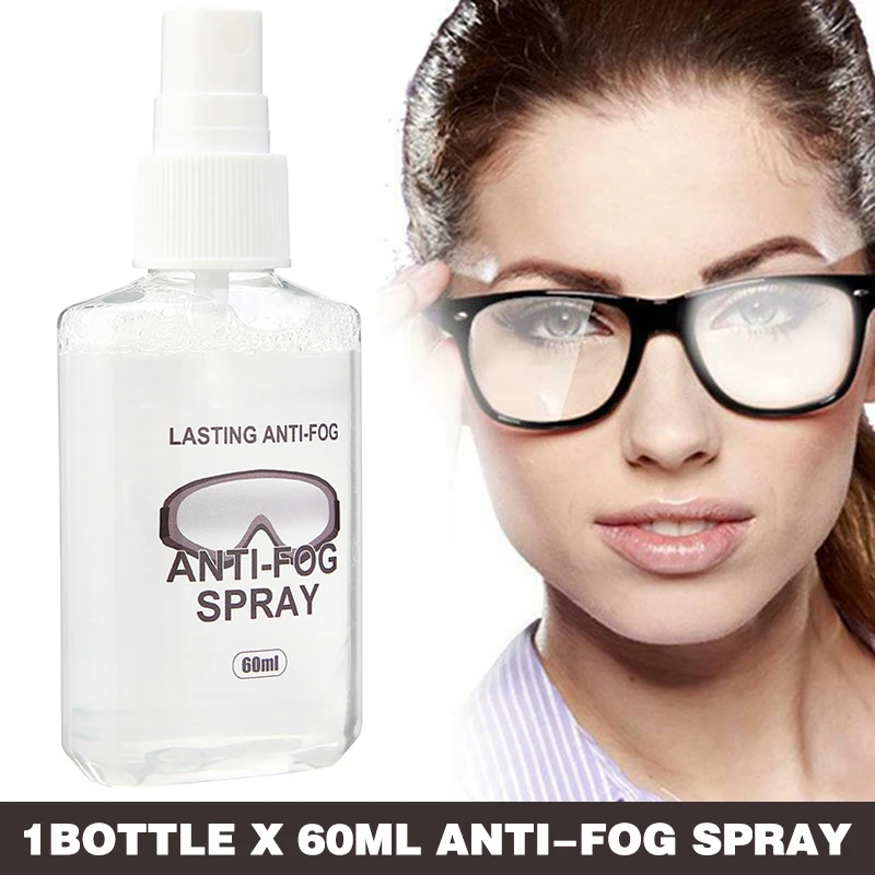 

60ml Swim Goggles Anti-Fog Spray Dive Lens Glasses Defogger Cleaner Eyewear Spectacles Cleaning Anti-mist Agent