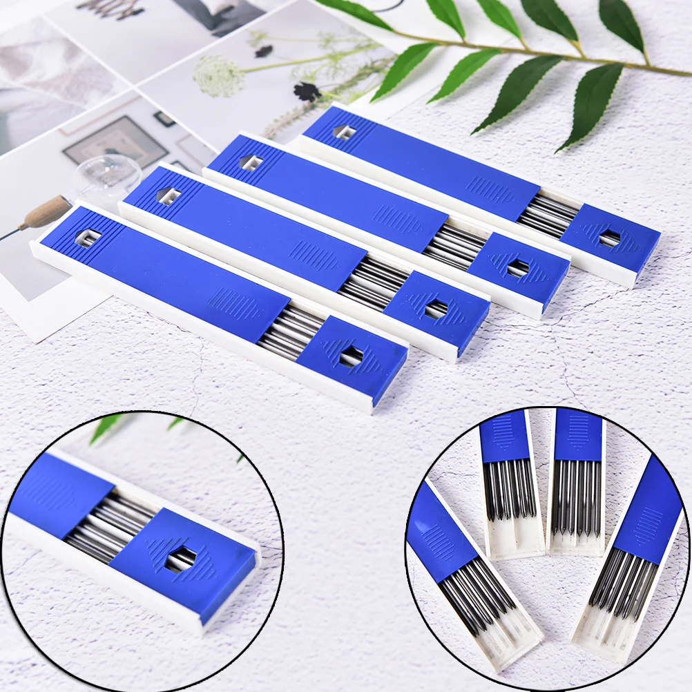 

6Pcs/pack School HB 2B 4B Grade Black Leads Pen Refills For School Exam Mechanical Pencil For Office Kids Students Supply