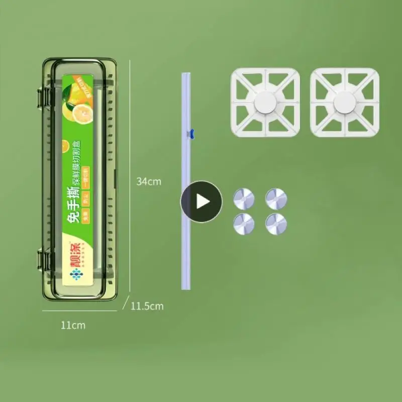 

Cling Wrap Dispenser Cling Film Wrap Cutting Box Plastic For Aluminum Foil Cutting Box Kitchen Tools And Gadgets Wax Paper