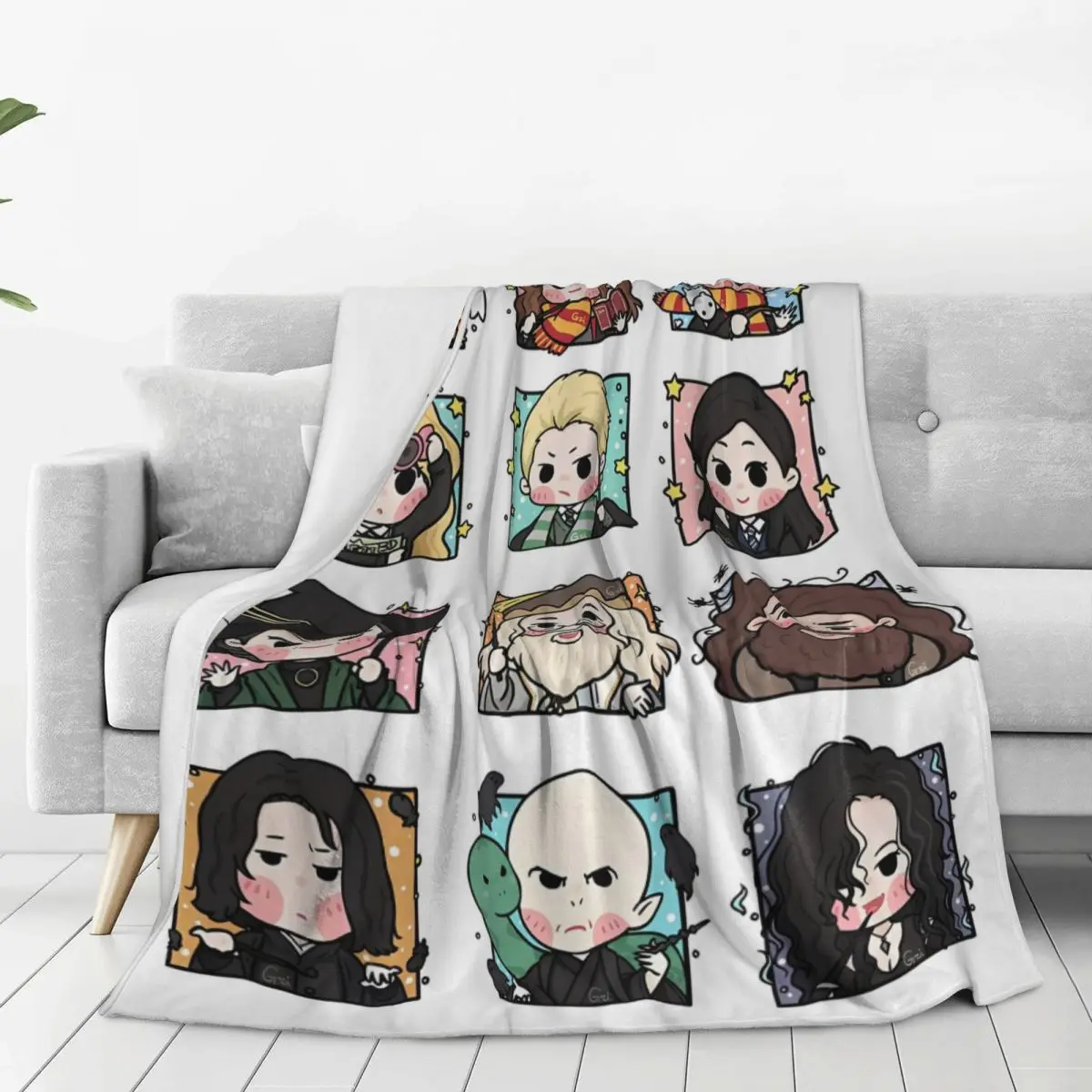 Одеяло H-Harry P-Potter с мультяшным дизайном качественное теплое мягкое одеяло зимнее