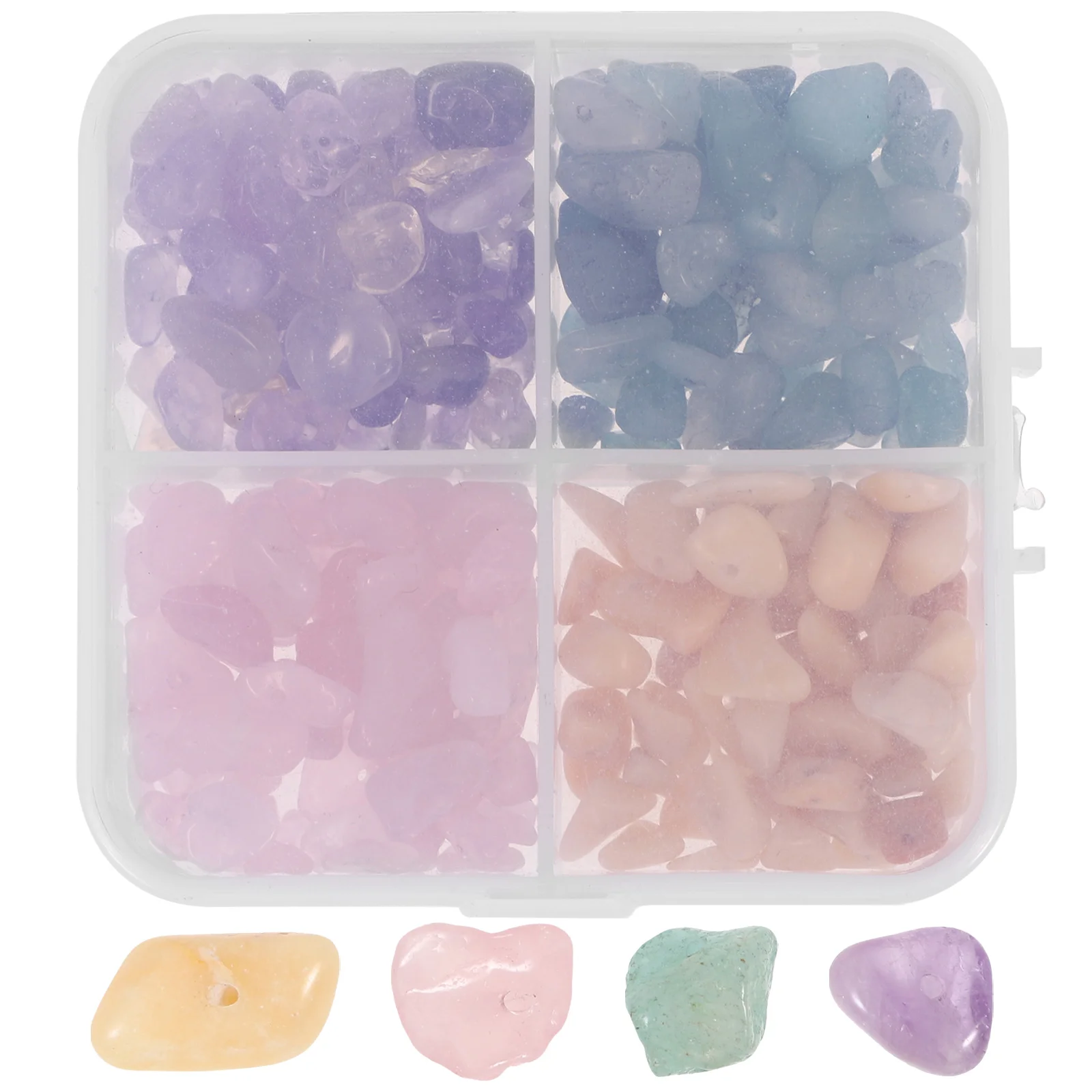 

Stone Beads Natural Bead Tank Sculpture Fengshui Accessories Betta Gravel Aquarium Pebble Gemstone Crystal Making Jewelry