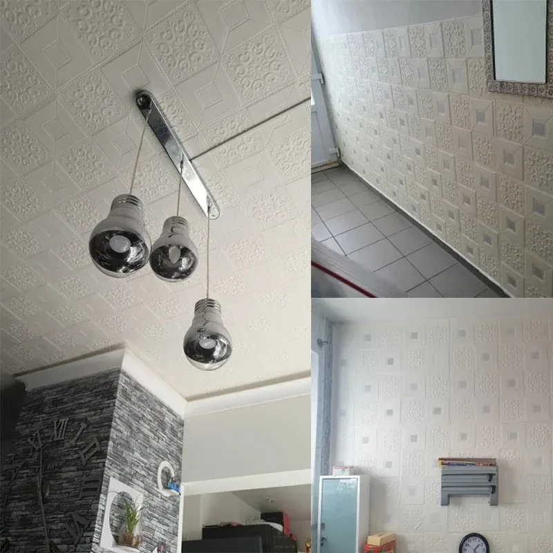 35x35 см-10 шт. водостойкая самоклеящаяся Настенная Наклейка в виде кирпичной плитки