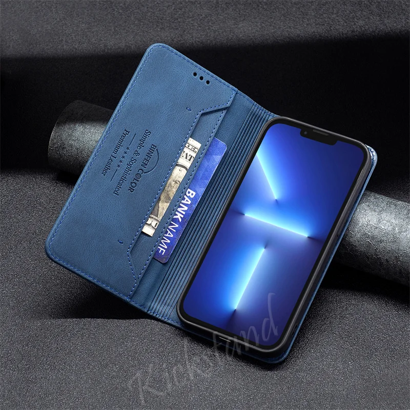 Чехол с RFID-блокировкой для Oneplus 10 Pro, кожаный флип-чехол для Oneplus 1 + Nord N20, чехол-книжка с невидимой магнитной защитой