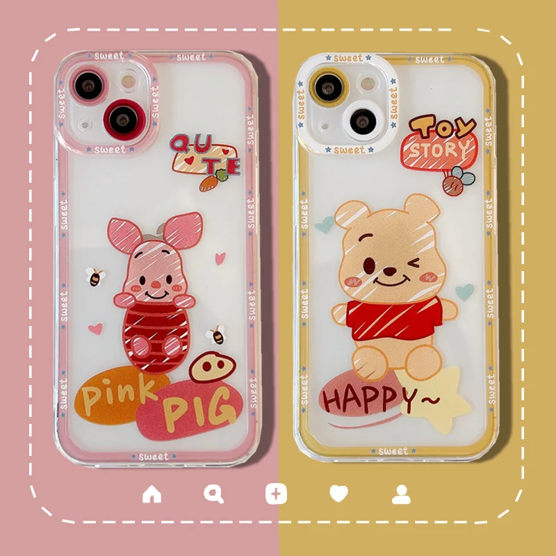 

Disney Winnie The Pooh Phone Case for Samsung S20 S21 A02 A12 A20 M33 M53 NOTE 20ultra J5 PRIME J4 PLUS Cover