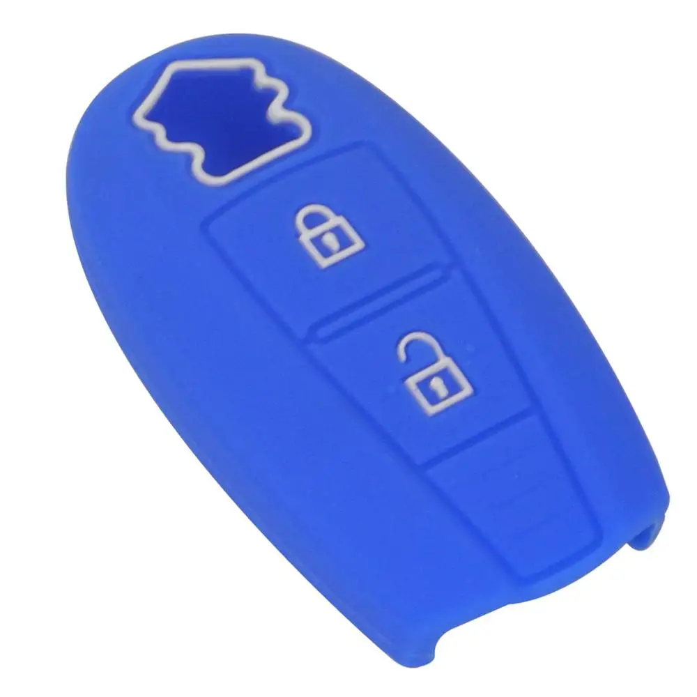 

Силиконовый чехол jingyuqin, чехол для смарт-ключа для Suzuki Swift Kizashi SX4 S-Cross, набор автомобильных брелоков без ключа, защита кожи