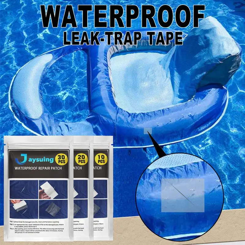 

10/20pcs Repair Swimming Ring Waterproof Patches Stop Leak Fix Water Pad Tent Tape Multi-functional Sealing Repair Outdoor Tent