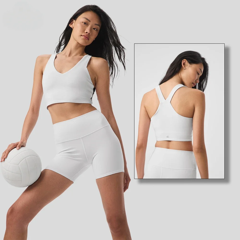 Топ для фитнеса Goddess Yoga женский элегантный и удобный топ на бретелях с v-образным