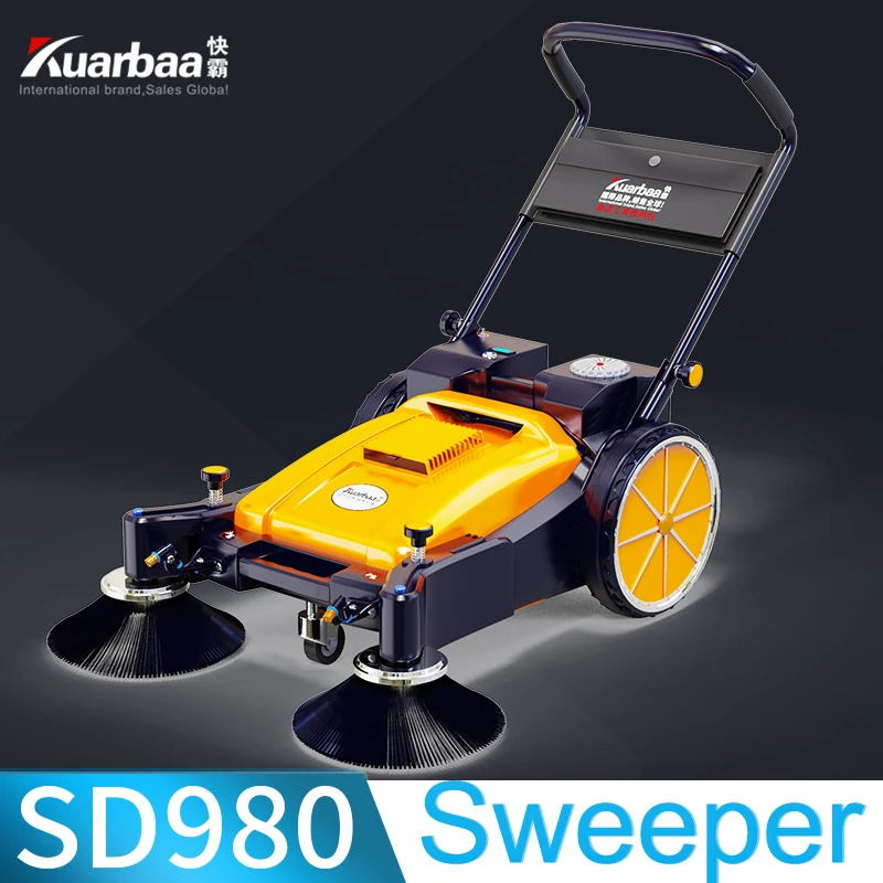 

Industrial Sweeper Hand Push Sweeper Factory Property Warehouse Workshop Garbage Sweeper Robot Unpowered KB-SD980