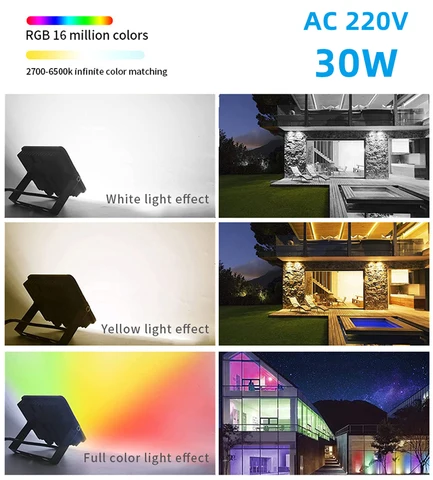 LED прожектор Lebeisenf RGBW 30Вт 220В