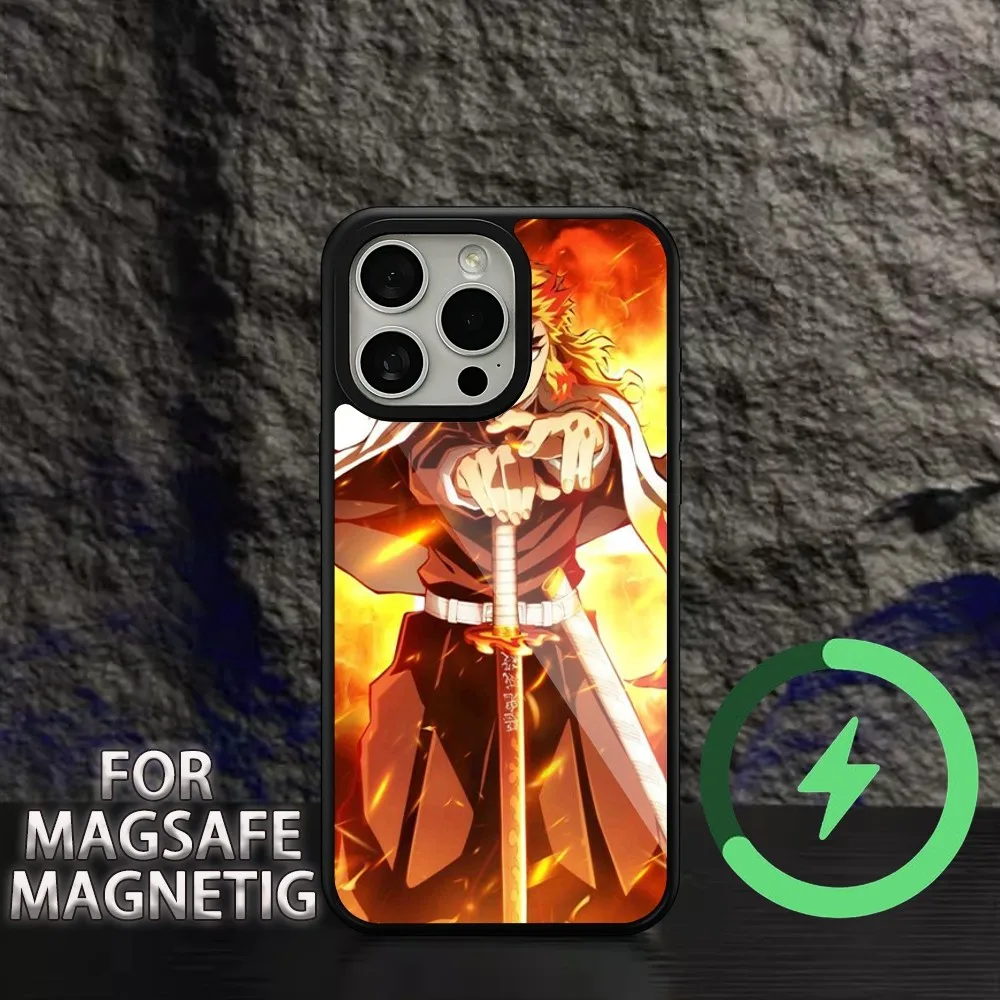 Магнитный Чехол Для Беспроводной Зарядки Kuroshitsuji Black Butler iPhone 11/12/13/14/15 Pro Max — Полный