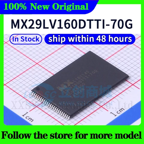 MX29LV160TMC-90 16Mb Single Voltage Flash Memory Chip - 5 Pieces