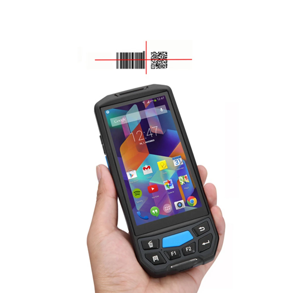 Фото Blovedream U9000 Animal Ear Tag Rfid-считыватель Android 8.1 с портативным терминалом клавиатуры с RFID-считывателем, сканером штрих-кода №1