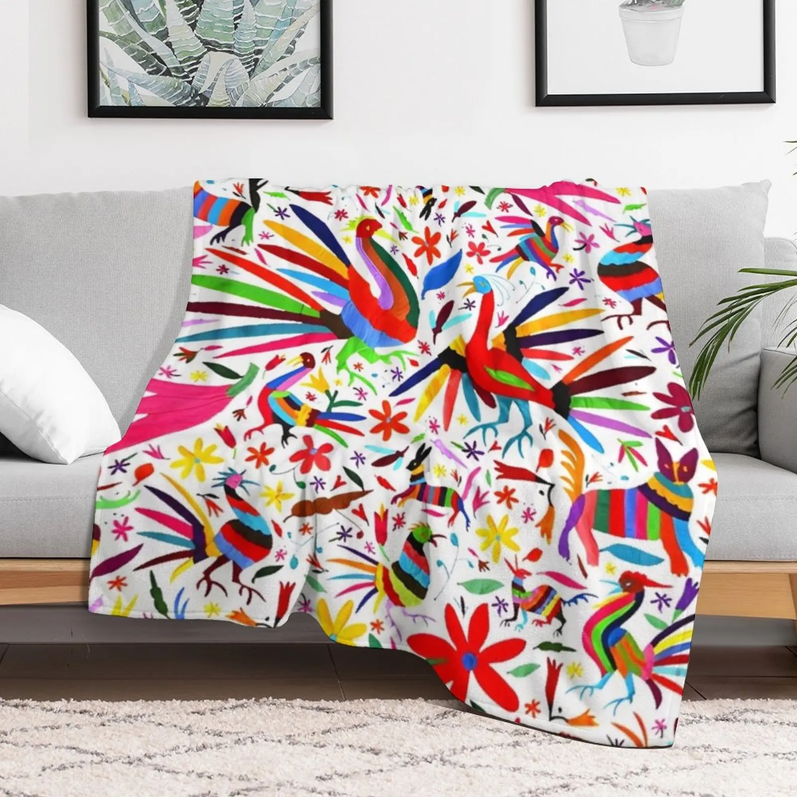 Tenango otomi декоративное одеяло для сна на заказ Рождественские декоративные одеяла