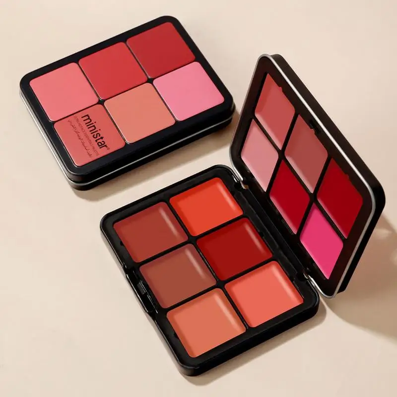 

Cream Blush Palette 12 Colors Blush Palette Smudge Proof Natural Face Palette Professional Long-Lasting Blush for women makeup