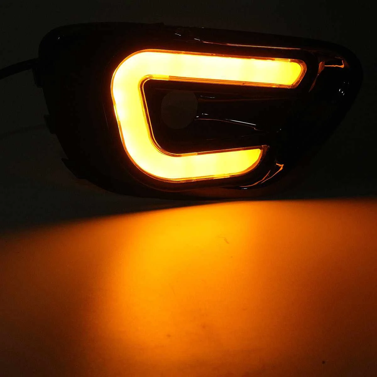 Лампа дневного света для Jeep Compass 2011-2016 белая и желтая