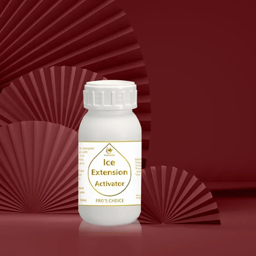 Клей-гель для наращивания волос со льдом набор холодного склеивания наращивание