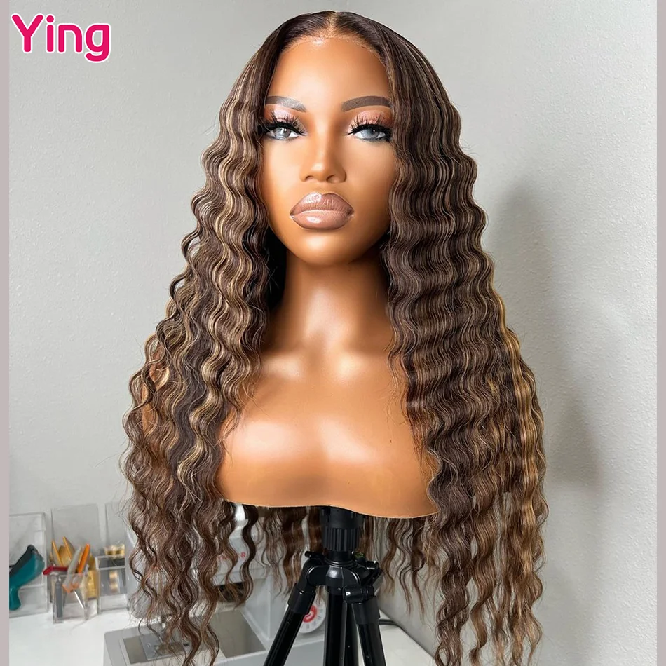 Ying Hair4/27 Highlight Omber 5x5 Transparent Lace Wig 13x4 Lace Front Wig Human Hair 13x6 Lace Front Wig PrePlucked 30 Inch Wig