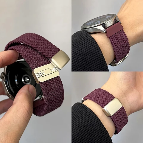 Плетеный ремешок 22 мм для Redmi watch 5 active/5 lite, ремешок для часов, магнитный браслет correa для Xiaomi Redmi watch 5 active Band