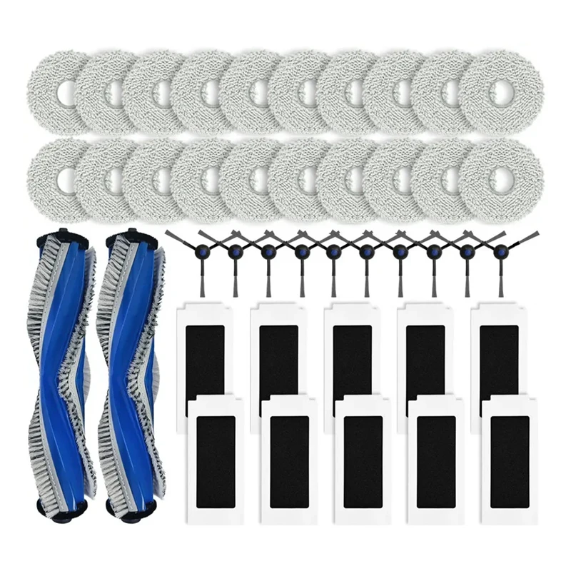 Для ECOVACS DEBOT T30S / PRO COMBO Запасные части Аксессуары Основная боковая щетка Hepa-фильтр