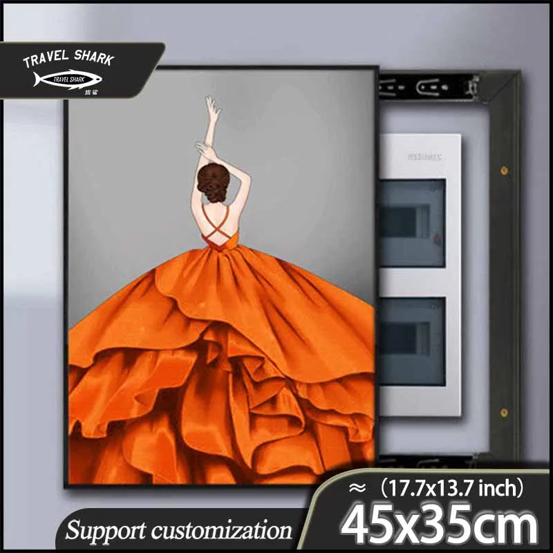 

Дорожная Акула, модные украшения, картины, Электрический измеритель, коробка, постер, Декор, гидравлический нажимной подъемник с рамкой для картины 50x40 см