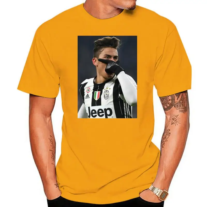 

Paulo Dybala Mask Celebration T-Shirt Classic Custom Design Tee Shirt