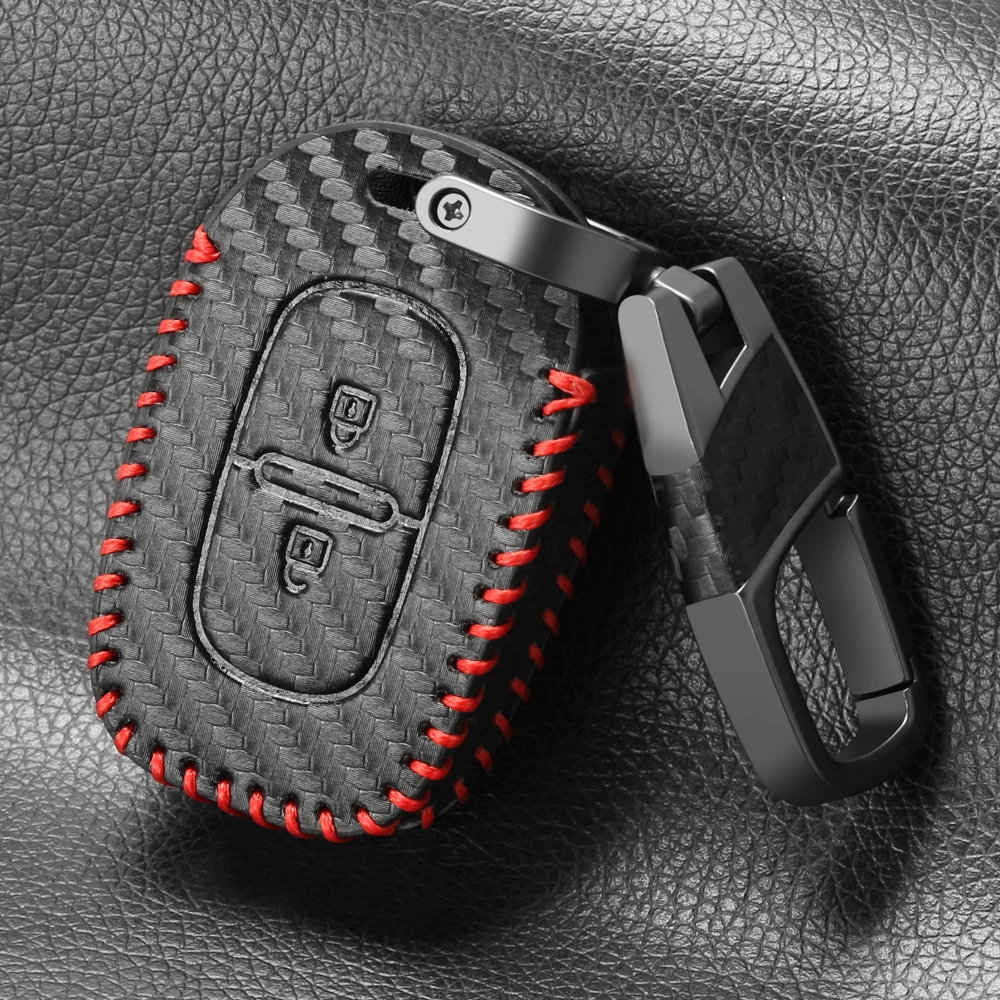 Чехол Для Флэш-ключателя Renault Symbol Dacia Stepway Duster Logan — Кожаный Автомобильный