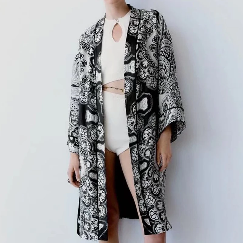 

Женское длинное платье с поясом, повседневное свободное платье с длинным рукавом и V-образным вырезом, весна 2022