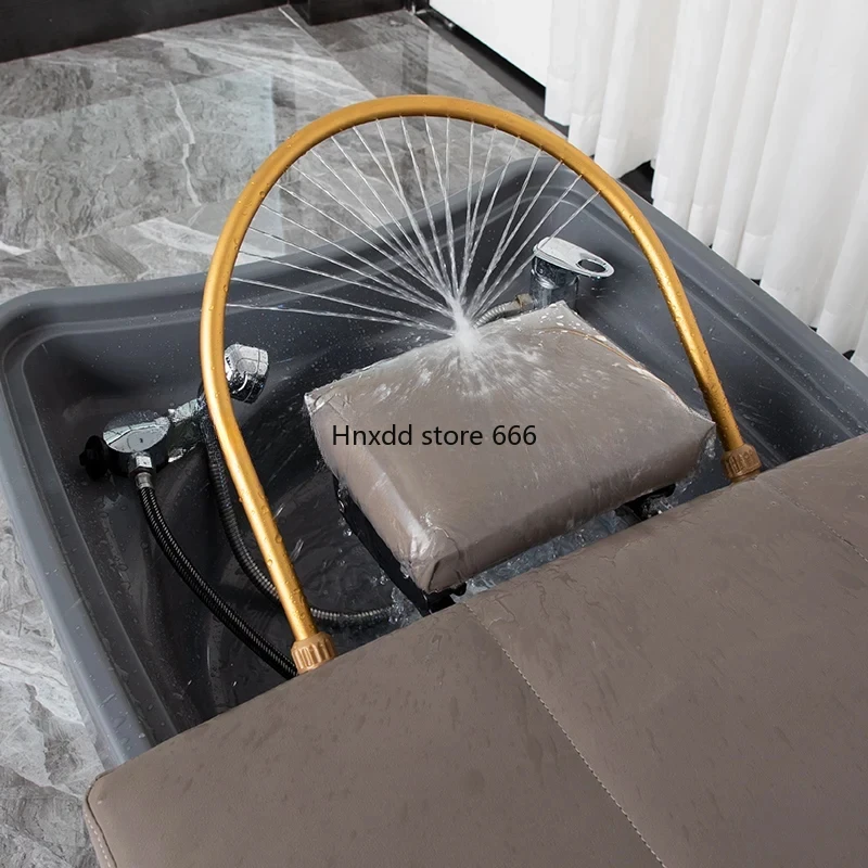 Японская комфортная кровать для спа мытья волос Душевая насадка шампунь стул