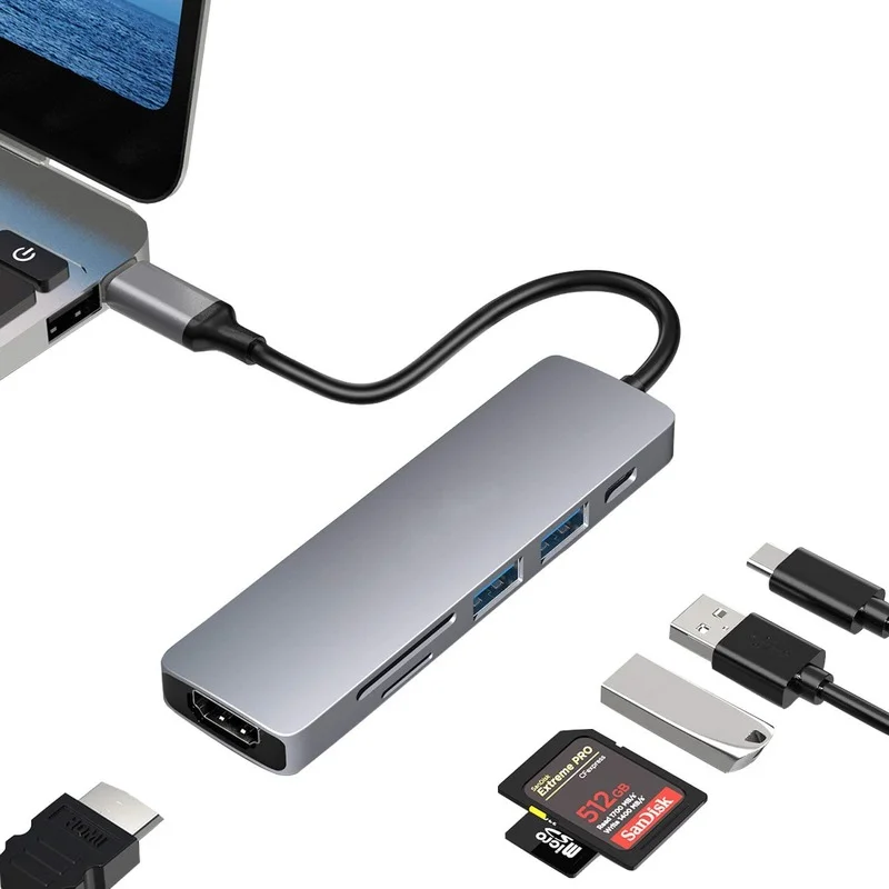 

Док-станция USB Type-C для ноутбука Macbook, 5 Гбит/с
