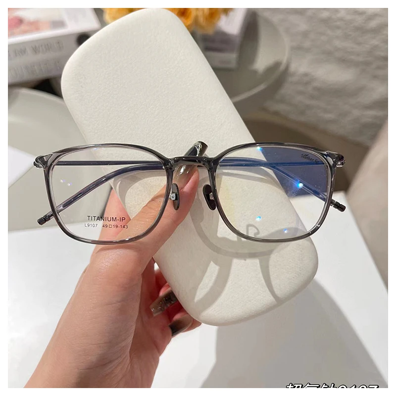 MOMOJA Новые Титановые оправы для очков ретро круглые брендовые дизайнерские очки