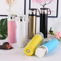 500ml transparent lid thermos cup outdoor sports handle tea cup gift water cup wholesale thermal cup water bottle