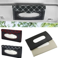 1pcs car tissue box towel sets car sun visor tissue box holder auto interior storage decoration for bmw car accessories