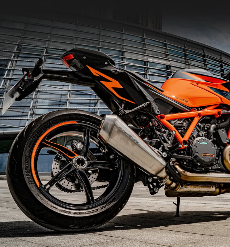 

Motorcycle Stickers Jacquard Prints and Reflective Wheel Hub for Ktm 1290 Super Duke r