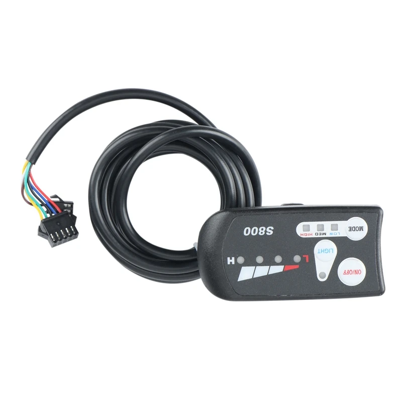 

Electric Bike Display Universal 36V/48V Waterproof LED Display Control Panel with Headlight Wiring for E-Bike Scooter