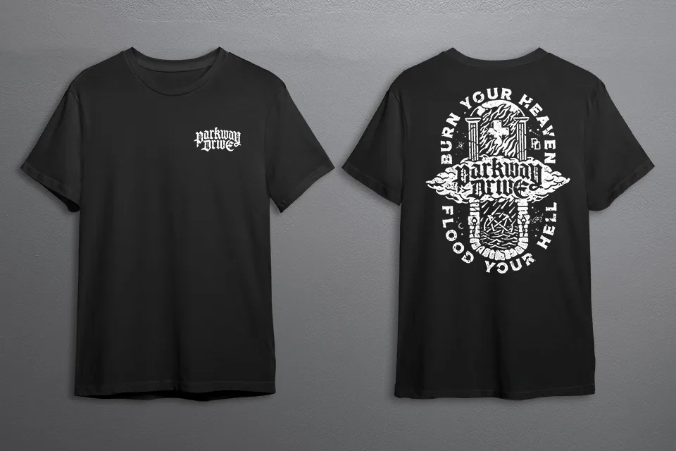 Футболка Parkway Drive Burn Your Heaven Размеры S 2Xl