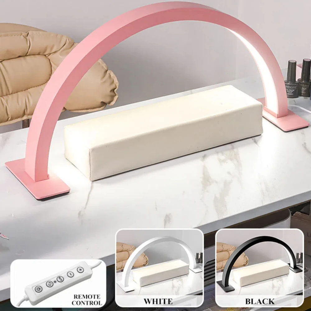 Настольная лампа для ногтей в форме полумесяца светодиодная настольная