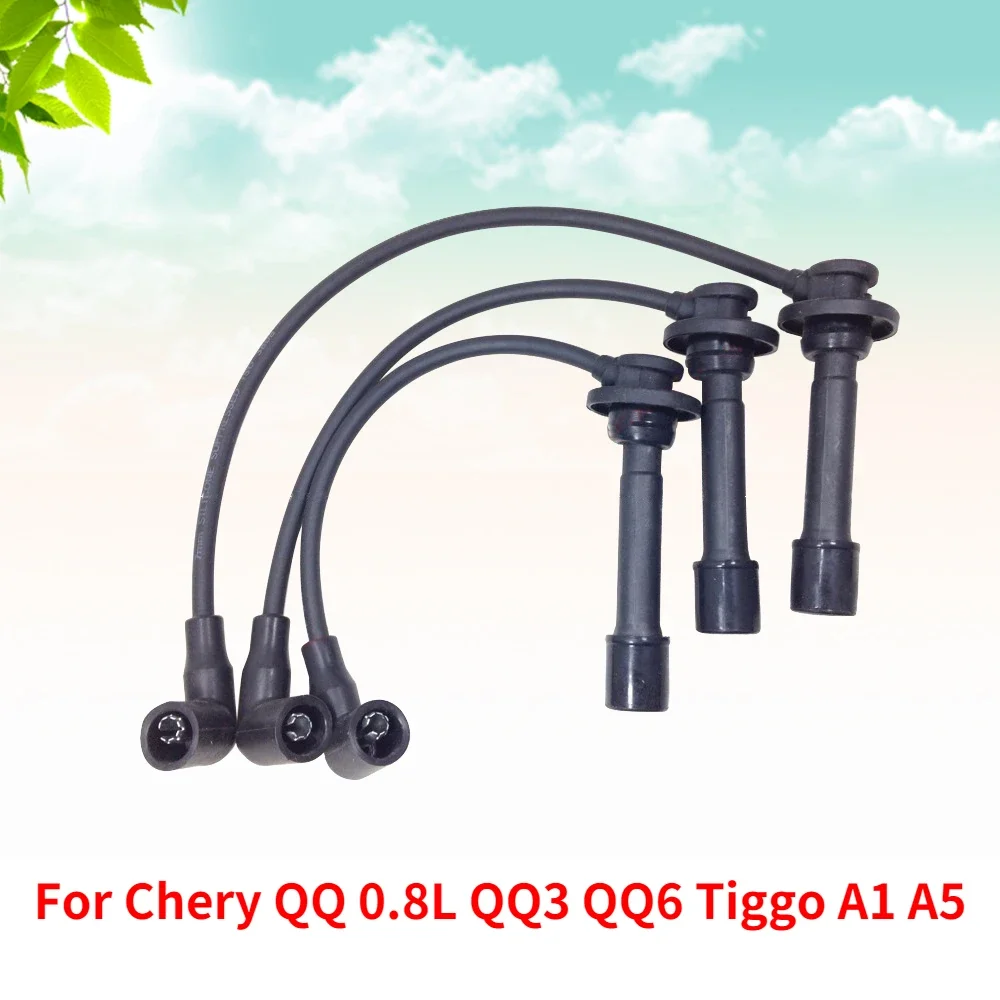 

CAPQX SQR372 Для Chery QQ 0,8L QQ3 QQ6 Tiggo A1 A5 Набор проводов для резистивной вилки Провод зажигания Искра Высоковольтная линия зажигания
